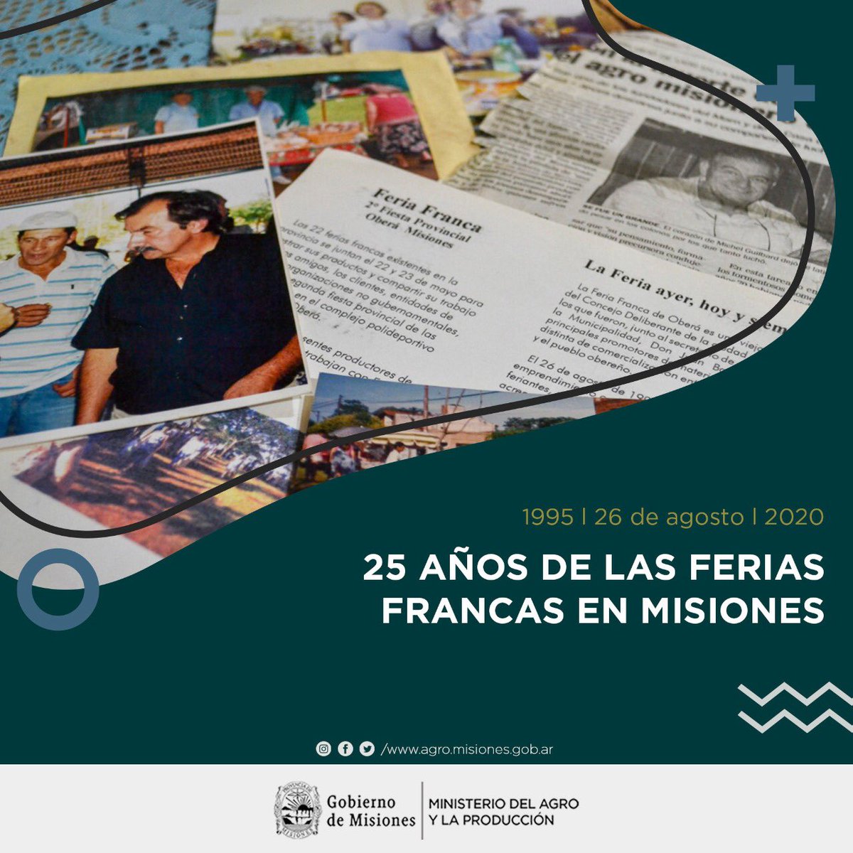 El 26 de agosto de 1995, en la ciudad de Oberá, comenzó a escribirse la historia de las #FeriasFrancas que posibilitaron una alternativa diferenciada para la comercialización de productos de agricultores y agricultoras. Actualmente, su organización comprende 70 ferias en