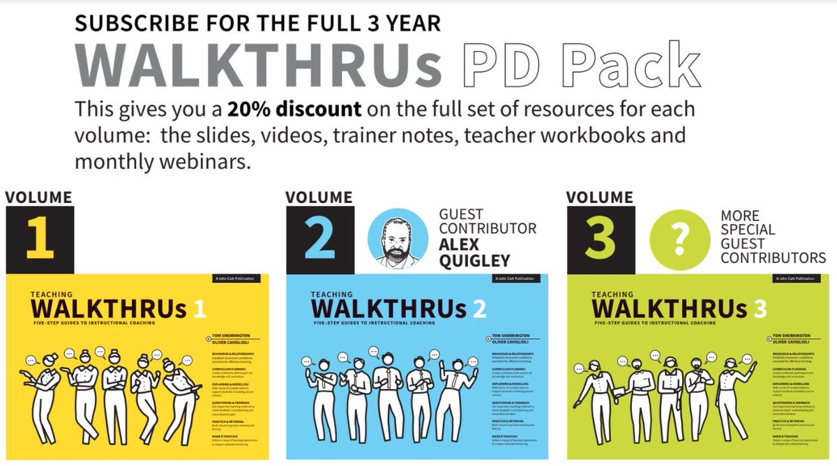 WALKTHRUs_5's tweet photo. A three-year subscription locks in a 20% discount on all the materials for all 150+ WalkThrus across the three volumes. Volume 1 is out now; Volume 2 Spring 2021; Volume 3 Spring 2022.  Take a look at https://t.co/NgU97eBaxm https://t.co/QHX143z034
