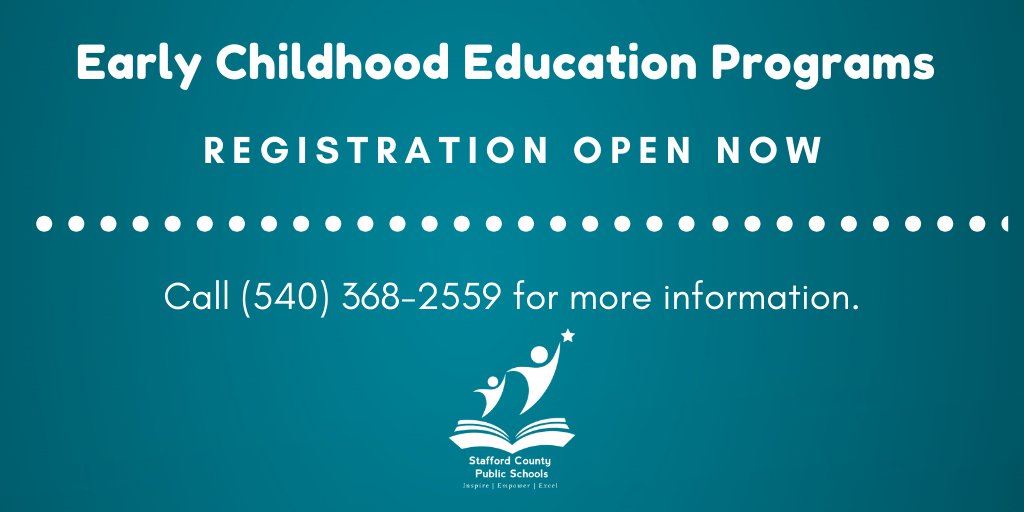 SCPSchools's tweet photo. SCPS' Early Childhood Education Programs are accepting applications for Head Start, Early Head Start and Virginia Preschool Initiative Programs for 3 and 4-year olds, infants, toddlers, pregnant women of low income families. #SCPSStayEngaged #SCPSStrong https://t.co/3iRPCFeHF6