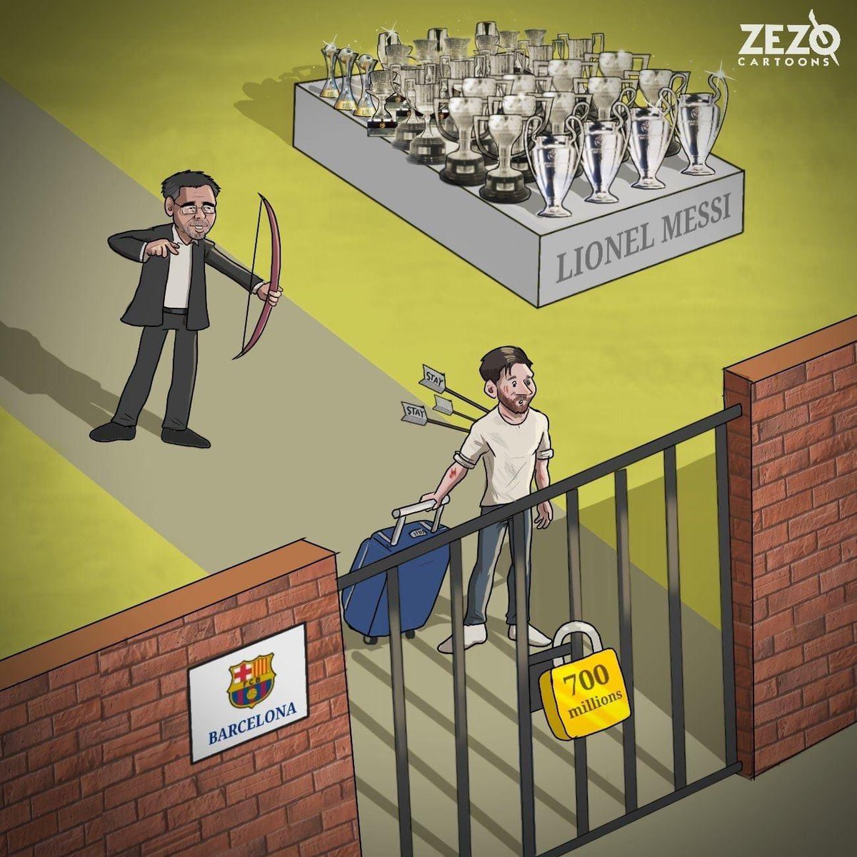 LIONEL “ GOAT “MESSI HAS GIVEN IT ALL TO FC BARCELONA.🙏HE OWES NOTHING TO THEM.. NOTHING.HE’s BEEN A GREAT GREAT SERVANT OF THE CLUB.ITS TIME TO PART WAYS FOR GOOOD.🙏#Messi #ThankYouMessi #SelflessMessi