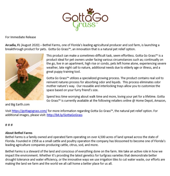 GottaGoGrass's tweet photo. We are excited to officially launch Gotta Go Grass™, we love our furry friends and want the best for them. #GottaGoGrass #NationalDogDay #Dog #Puppy

Try Today at https://t.co/yPoXXRPBwJ https://t.co/Rcn9PPZFqr