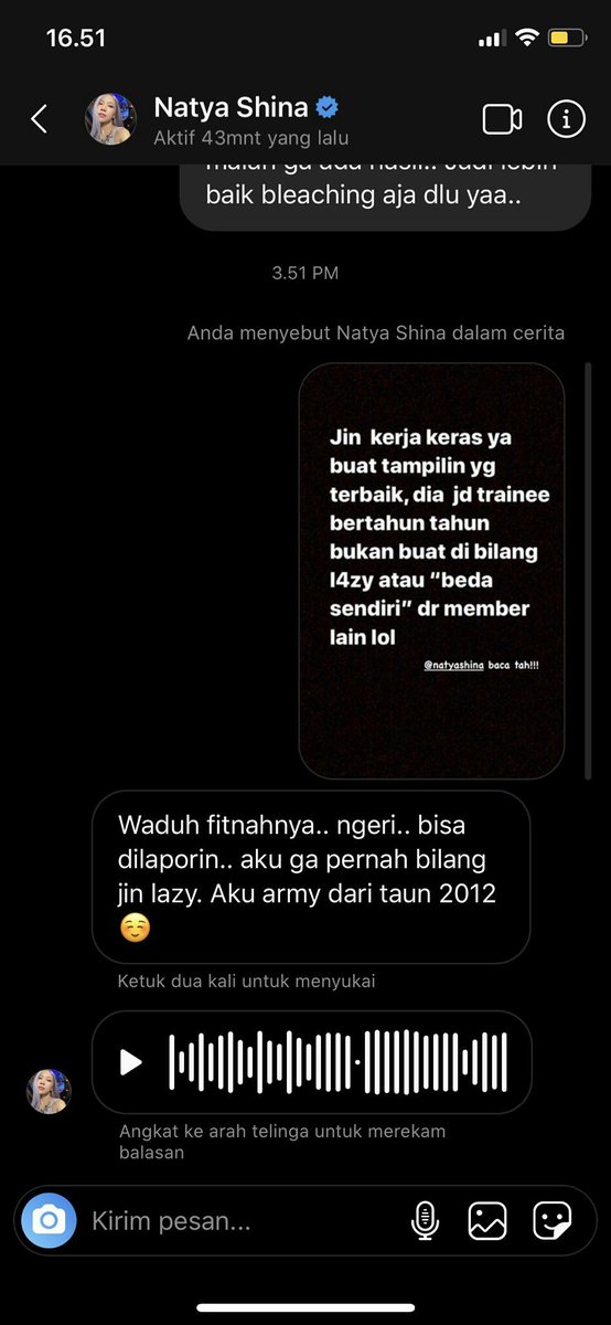 Meysha05031's tweet photo. Aku ARMY taun 2020 era boy in luv
Kau bisa apa hah?!?
#NATYASHINA https://t.co/5GUvdGLGZ2