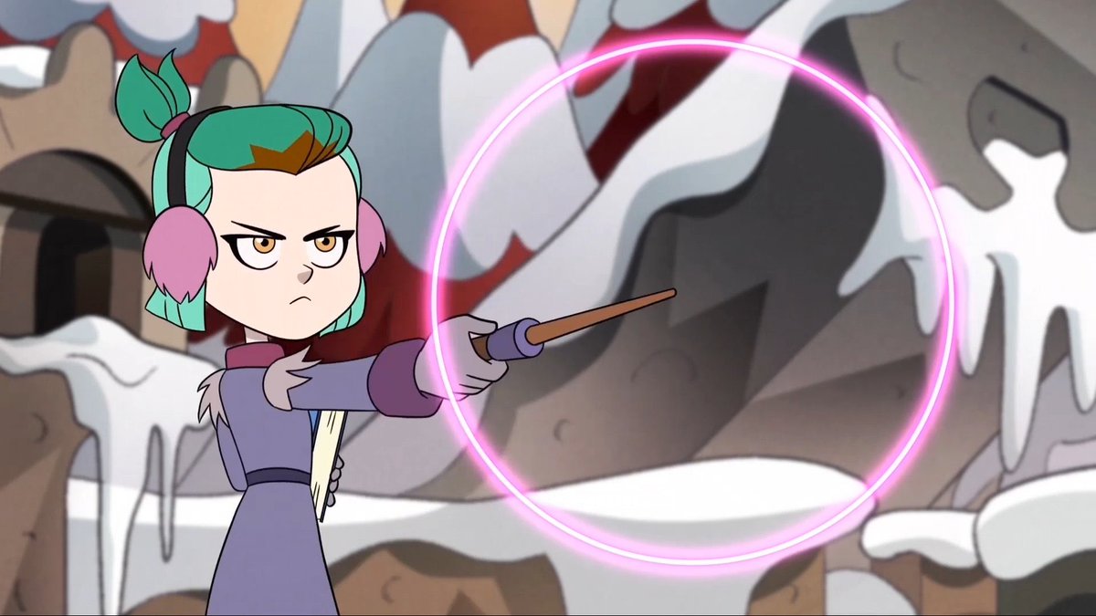 Next, in “Adventures in the Elements” when Amity is learning a new spell and is obviously insecure about her abilities... Lilith is nowhere to be found. You'd think in the dedicated training episode we might actually see Lilith, y'know, training her “protégé,” but no.(6/10)