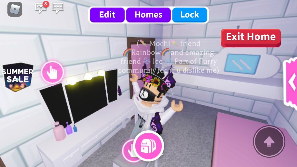 BaguetteFurLife's tweet photo. #StaycationFortBuilding made this out of just my starter house https://t.co/y2fHreUsyn