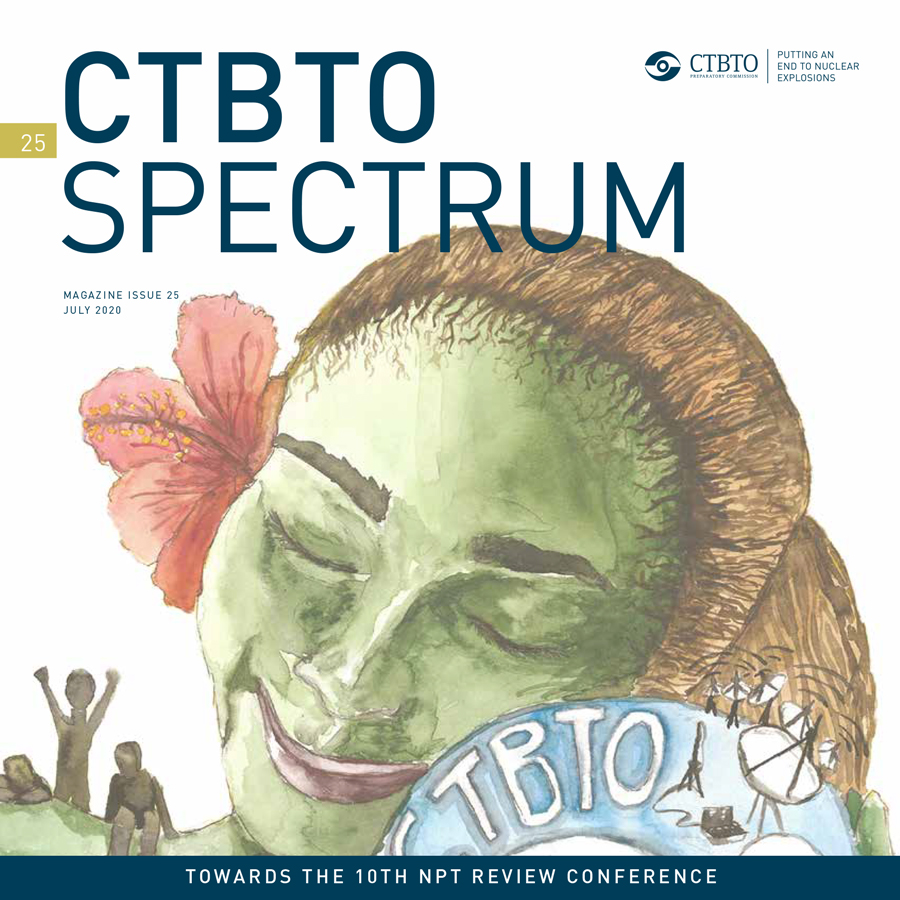 CTBTO's tweet image. Out now ahead of #IDANT, our brand-new issue of #CTBTO Spectrum highlights issues vital to #NPT #10RevCon &amp;amp; the role of the #CTBT in the n-p &amp;amp; #disarmament regime. Also includes articles on the #IMS &amp;amp; legacy of #nuclear testing. Check it out here: bit.ly/32uuoIX