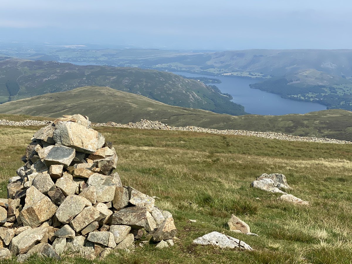 View from Birkett Fell looking down to Ullswater