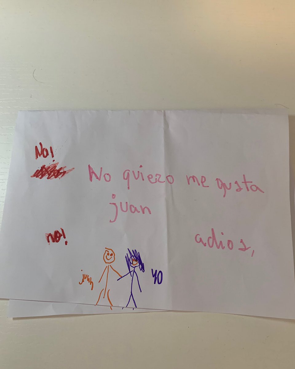 ceciarmy's tweet photo. De chico le pedí salir con una carta a la niña que me gustaba. Esta fue su respuesta: https://t.co/DMPkL9f6hR