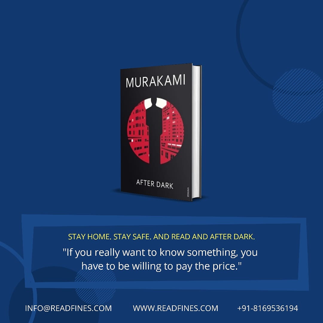 readfines's tweet photo. "If you really want to know something, you have to be willing to pay the price."
- After Dark Novel by Haruki Murakami
#book #booklover #booklove #novel #stories #story #books #reading #read #write #novels #Writing #willing #pay #price #Dark #AfterDark #HarukiMurakami https://t.co/WhjbJqgOmv