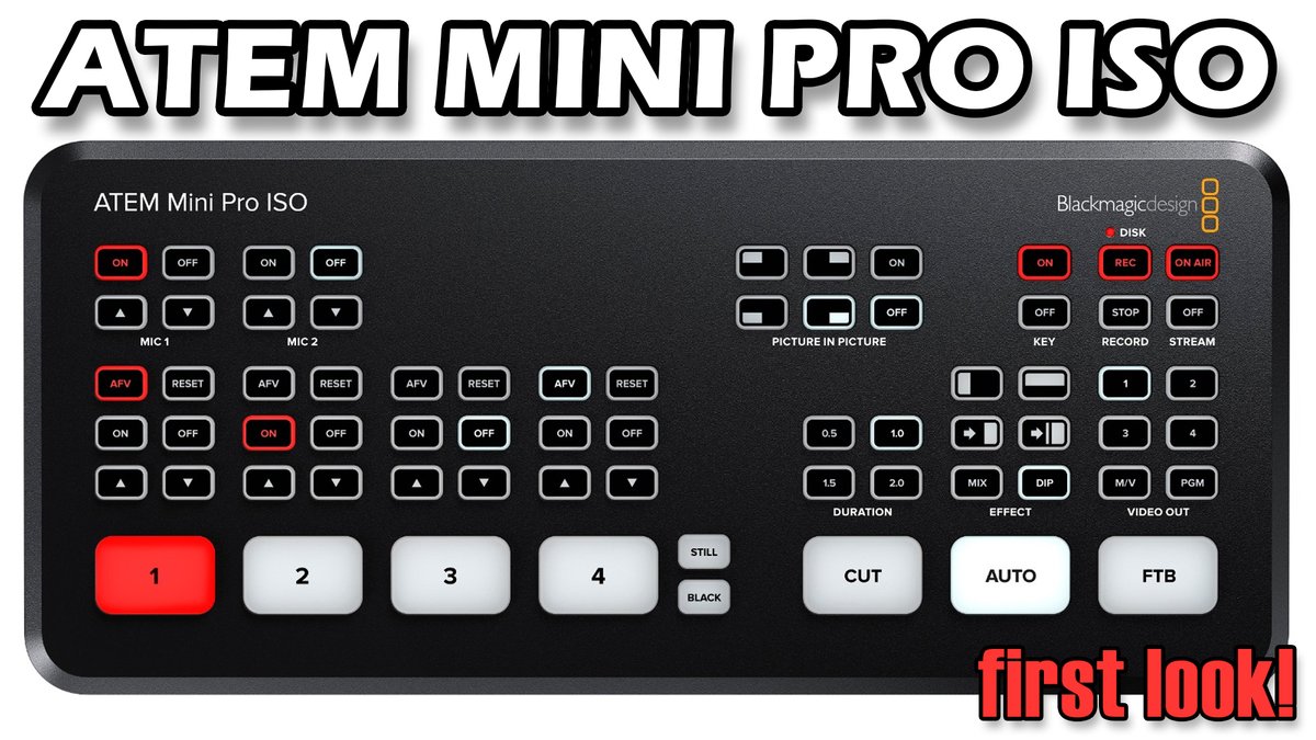 ranzee's tweet image. ATEM Mini Pro ISO - first look - LIVE: youtu.be/2VMp5rHaX24
#ATEM #ATEMminiproiso #blackmagicdesign