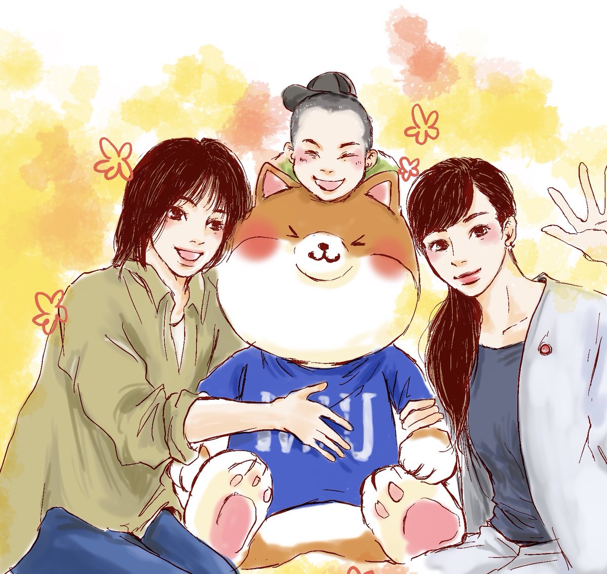 #MIU404イラスト企画
MIUのきゅるきゅるさん達とおまけきゅるきゅる 
