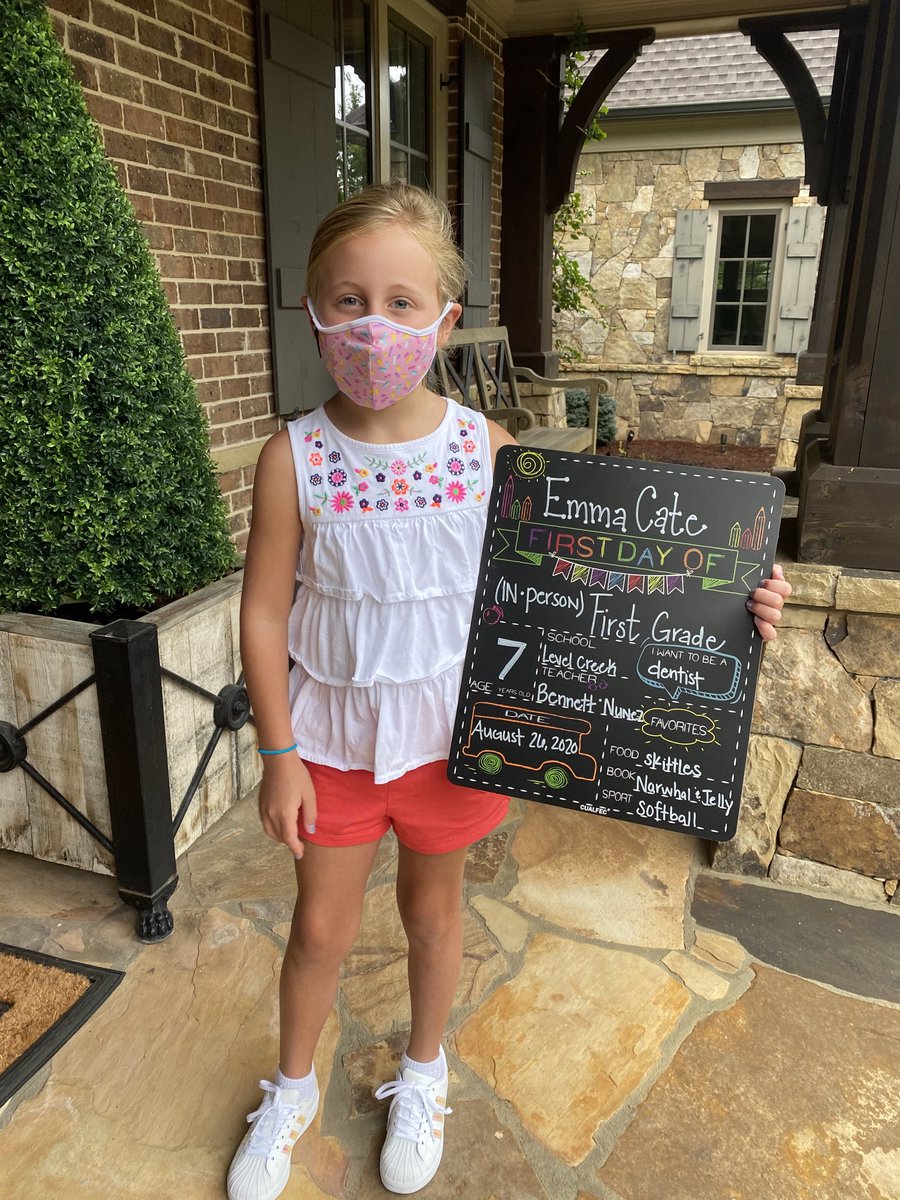 Jeff Francoeur on X: "First day back at in person learning. Never seen my  daughter wake up and get ready and eat breakfast by 730 when we didn't  leave until 815. 🙏🏻🙏🏻have