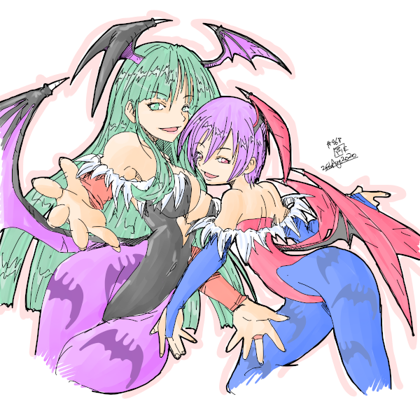 もりす。 #一日一絵 #ヴァンパイア #格ゲーキャラ描こうぜ 