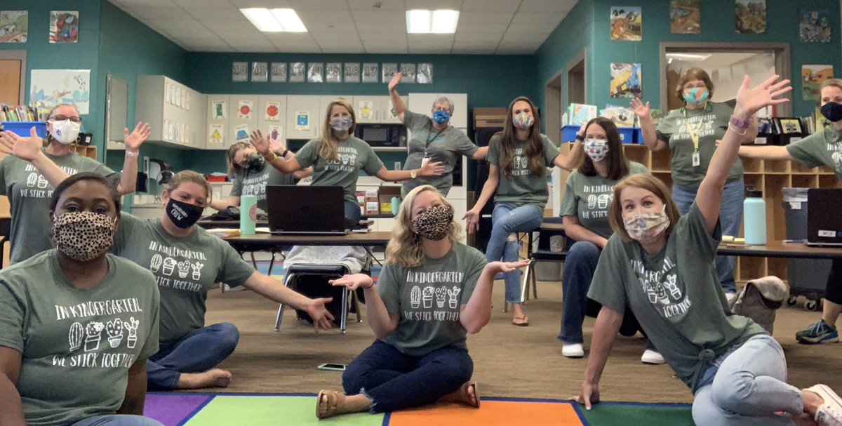 #Kindergarten and #4K <a href="/LeaphartElem/">Leaphart Elementary</a> is ready to rally for a new, amazing school year! In kindergarten, we stick together! #PrideIn5