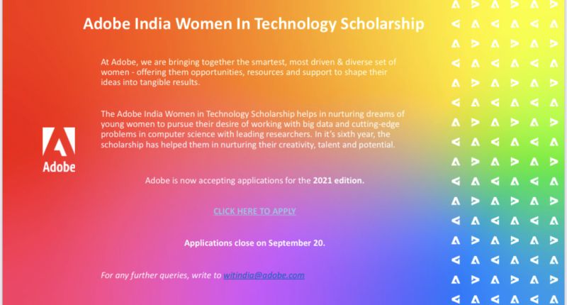 The Adobe India Women in Technology Scholarship 2021 is now open for applications. Apply here: adobe.ly/3ho5NvZ
#adobelife @AdobeResearch