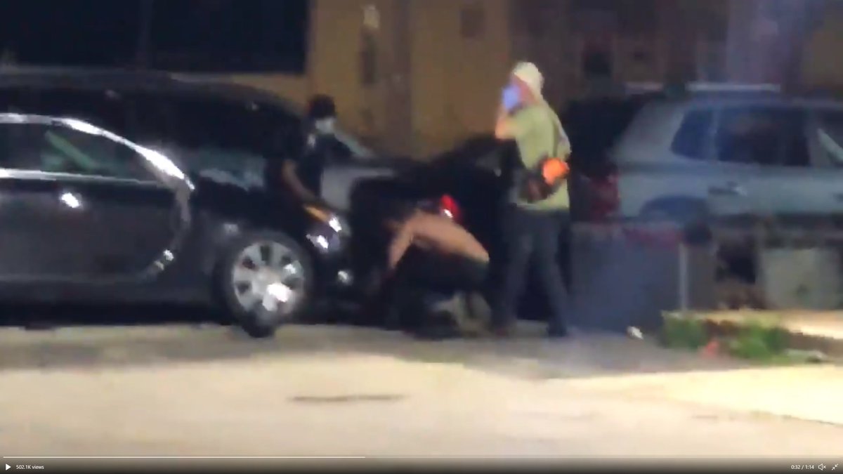 Here we have the first shooting of the night. Note his tan hat and black & orange bag. First three screenshots are from the video that you can hear the shooter on the phone saying "I just shot someone" as he runs away.