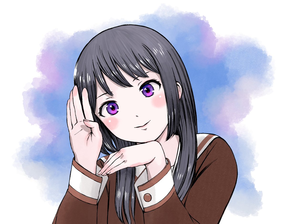 意味ないポーズの高坂麗奈 つばなのイラスト 意味ないポーズの高坂麗奈 つばなのイラスト