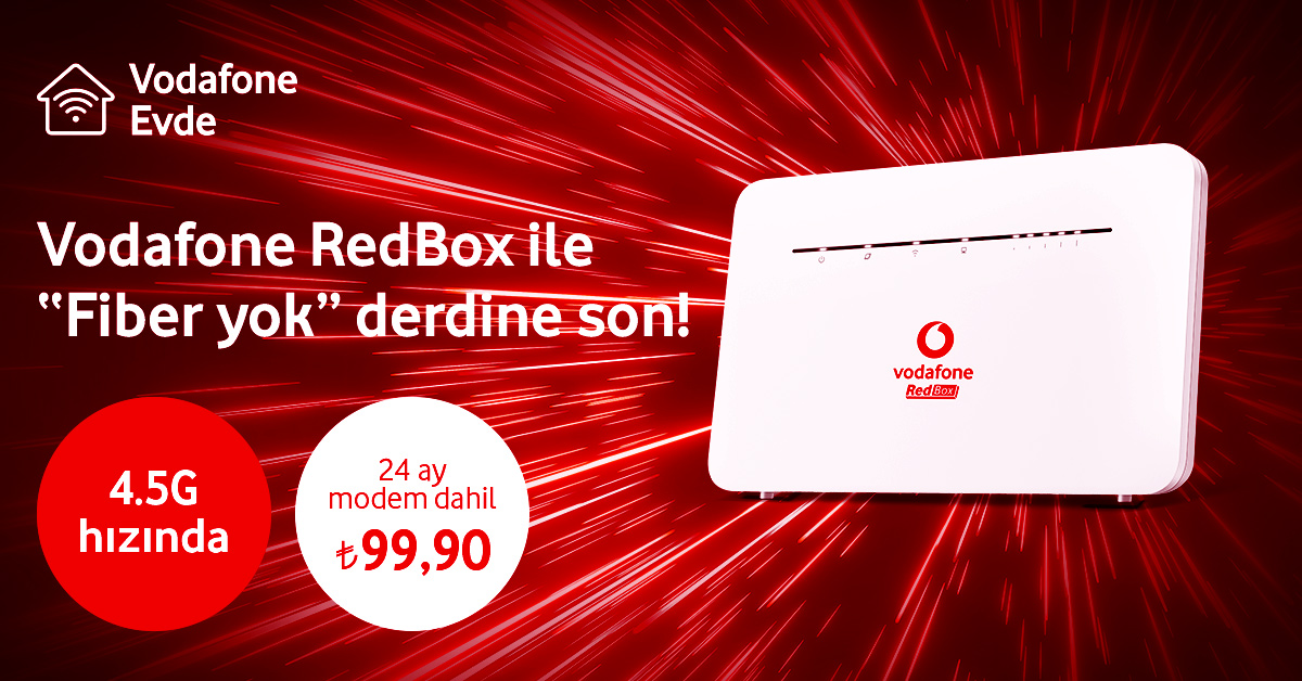 vodafone turkiye pa twitter fiber hizinda internet icin altyapim uygun mu diye dusunme devri bitti gucunu vodafone 4 5g teknolojisinden alan yeni nesil ev interneti vodafone redbox ile fiber hizinda internetin keyfini cikarin