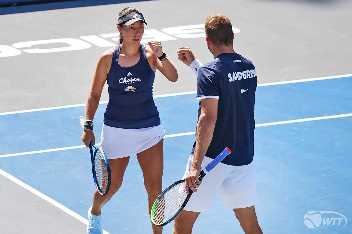 World TeamTennis (@worldteamtennis) on Twitter photo “If you have ever seen a WTT match you have seen my philosophy of life in action – men 🚹 and women 🚺, competing together, on a team and both genders making 𝙀𝙌𝙐𝘼𝙇 contributions to the result.” - WTT co-founder <a href="/BillieJeanKing/">Billie Jean King</a>
#WomensEqualityDay “If you have ever seen a WTT match you have seen my philosophy of life in action – men 🚹 and women 🚺, competing together, on a team and both genders making 𝙀𝙌𝙐𝘼𝙇 contributions to the result.” - WTT co-founder <a href="/BillieJeanKing/">Billie Jean King</a>
#WomensEqualityDay