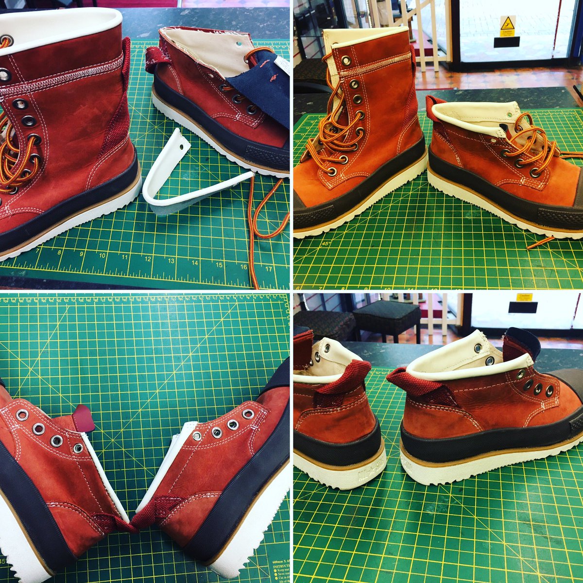 Customer wanted their Converse All Star Hi Rise making into trainers. I think the end result was quite good!
.
.
.
.

#TheWorksopHeelBar #worksop #worksopbusiness #shoplocal #supportlocalbusiness #cobbler #shoerepair #keycutting #newheels #engraving #watchbatteries