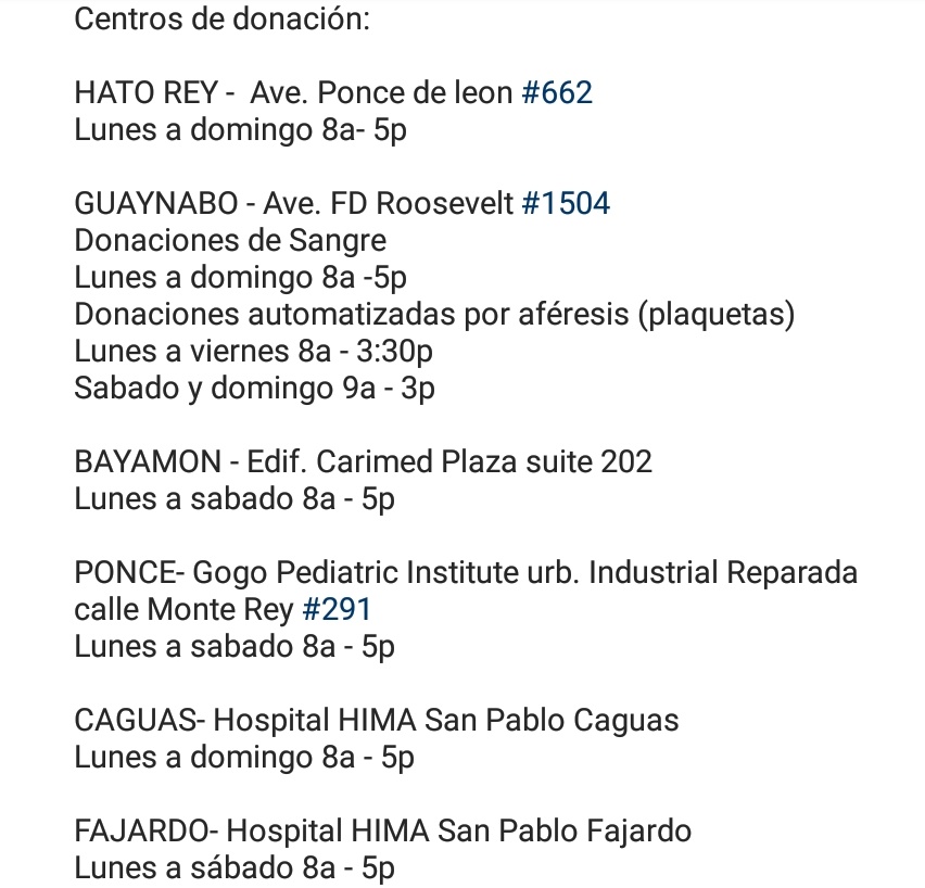 787-306-4121 para donar  #plasma  #convaleciente La demanda semanal x  #hospitales es sobre 900 pintas = 900  #donantes solo se colectan 47-93 diariasEso solo cubre un 55%:Casos críticos.Tu donación  #salva  #Vidasabiertos los 7 días  #COVID19  #puertorico   #ELRelajoLaX