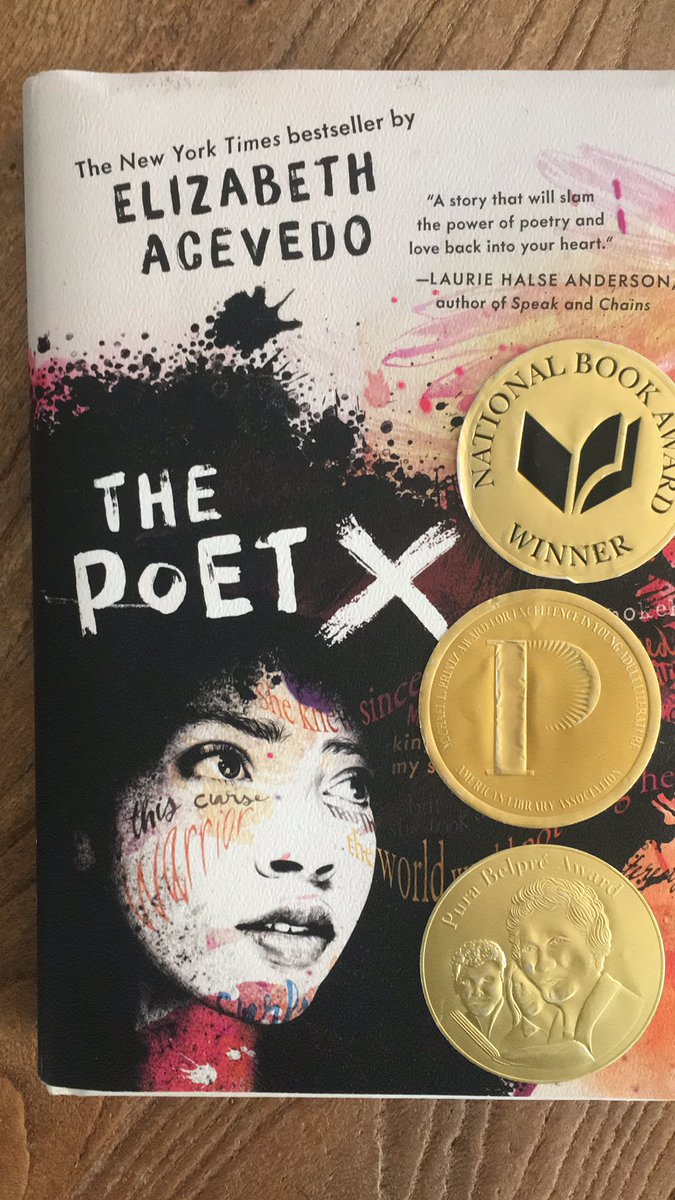 hegartymaria's tweet photo. My favorite read of the summer. Can’t wait to share this with my HS students. @AcevedoWrites #poetry #YA #latinxwriters #multiculturalliterature #bilingualism #ELL https://t.co/HRoJKnS3zb
