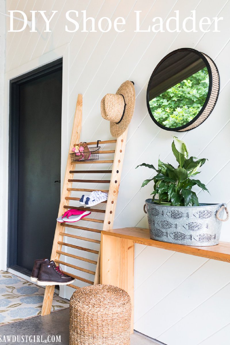 SawdustGirl's tweet image. I partnered with @danner to build this super cool storage solution for my boots and shoes! Tutorial on the blog--&amp;gt;
 bit.ly/3gwSkka #shoestorage #bootstorage #shoeorganization #decluttering