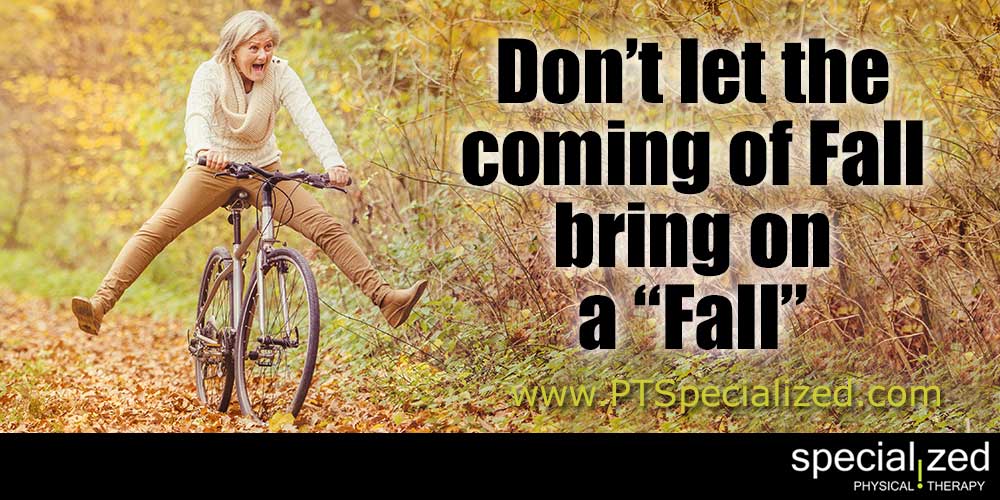 PTSpecialized's tweet image. Don’t let the coming of Fall bring on a “Fall” #physicaltherapy #denver ptspecialized.com/dont-let-the-c…