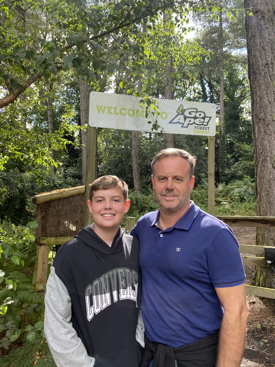 WrightyJSA's tweet photo. Glad the โ๏ธhas come out just in time for your adventures at Go Ape Delamere โฆ@shaunyshaunsfwโฉ โฆ@ALFSW2008โฉ #treetopadventures #concentrationfaces ๐๐ต https://t.co/ve8My5lxbM
