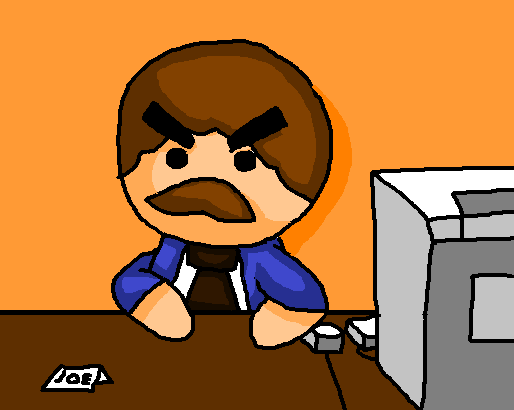beattheboss4's tweet photo. Joe's actually behind his desk for once! 👀🤯
What would you say to him if you were his boss? 🤔
Art by https://t.co/rzBHFyNuIJ 🎨

#beattheboss #btb4 #stressrelief #mobile #game https://t.co/ydr6aKPP45