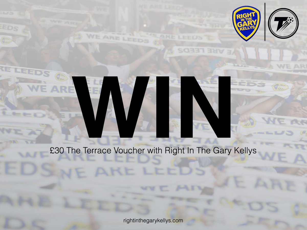RITGK's tweet photo. To celebrate our partnership with the @theterracelife we’re giving you £30 to spend on #LUFC gear in their store. 

That’s thirty quid. 👀

For a chance to win, all you have to do is:

🔘 Follow @RITGK &amp; @TheTerraceLife 
🔘 Retweet 
🔘 Comment - ‘Super Leeds United’

Easy. https://t.co/vvY8e1b4rB