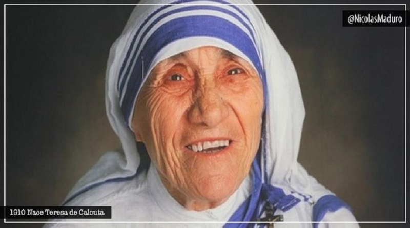 Venezuela conmemora los 110 años del natalicio de Santa Madre Teresa de Calcuta #CaminoElectoralYDemocrático vtv.gob.ve/venezuela-nata…