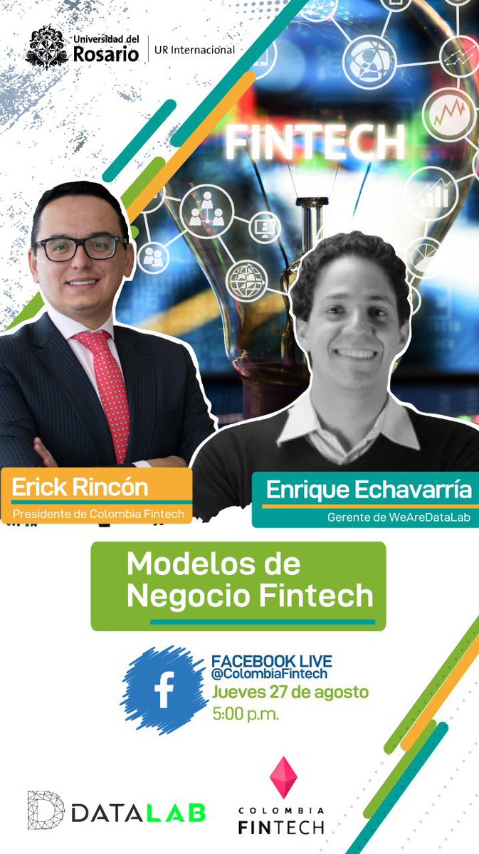 Para que se animen y se inscriban pronto, los invitamos mañana a las 5:00 pm a este abrebocas de lo que será el #FintechWinter 🔥 ¡No se lo pueden perder! Nos vemos por el Facebook Live de Colombia Fintech 🏃🏻‍♀️ <a href="/URosario/">URosario</a> <a href="/WeAreDataLab/">DataLab</a> <a href="/sempli_co/">Sempli | financiación empresarial</a> Buda.com