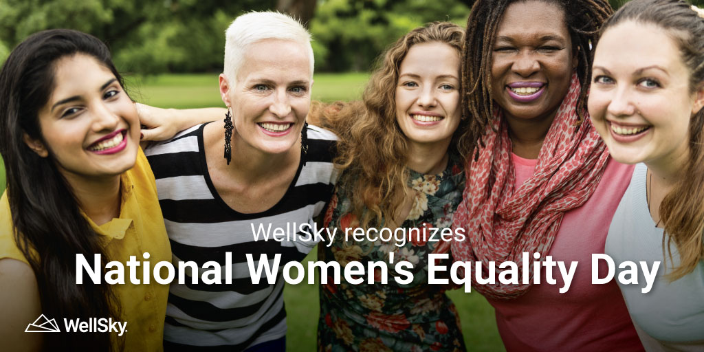 WellSkyHealth's tweet photo. Today is National Women’s Equality Day in the U.S. The celebration commemorates the adoption of the 19th Amendment, which granted women the right to vote. 

We’re proud to celebrate this historic civil right and the women leaders who advocated for change, both then and now. https://t.co/a1LRf3dsuA