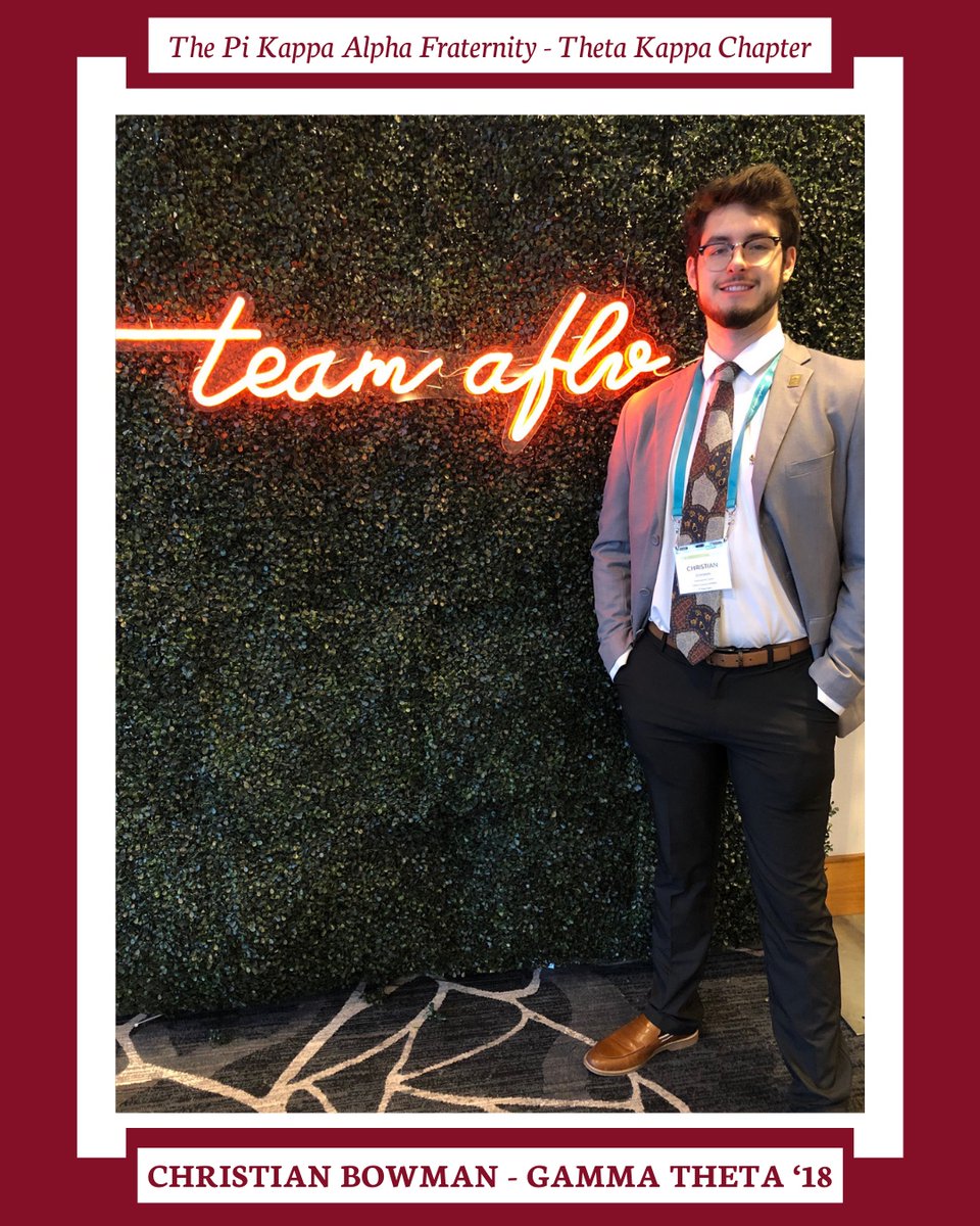 For this week’s Why PIKE Wednesday, meet Christian Bowman, a 2018 initiate and current IFC President at IUS. 

“I joined PIKE because I wanted to be apart of an organization where I could surround myself with people that have the same aspirations in life as I do.” 

#RushPIKE