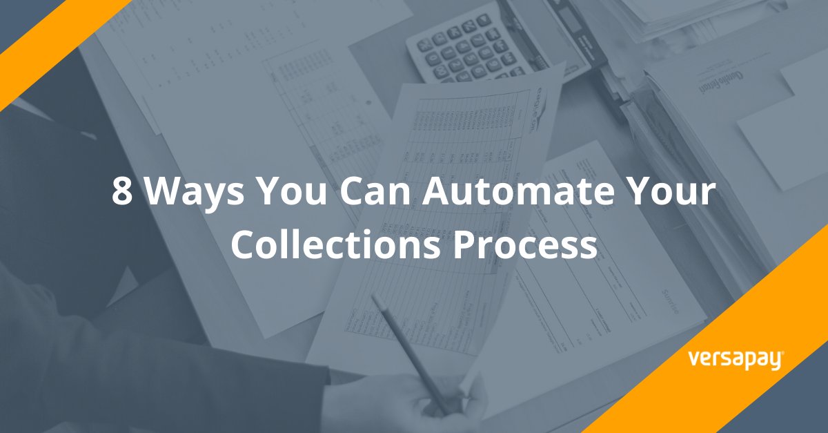 Versapay's tweet image. Giving customers a frictionless payment experience is critical to maximizing #cashflow, but knowing where to start can be challenging.

In our latest blog, we lay out 8 ways your business can effectively automate its collections process: versapay.com/blog/8-ways-yo…

#Accountingblog