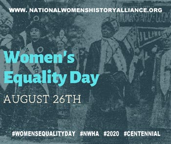 The observance of Women’s Equality Day not only commemorates the passage of the 19th Amendment (woman's right to vote), but also calls attention to women’s continuing efforts toward full equality. 
#womensqualityday #nwha #2020 #centennial #womensrights #equality #genderequality