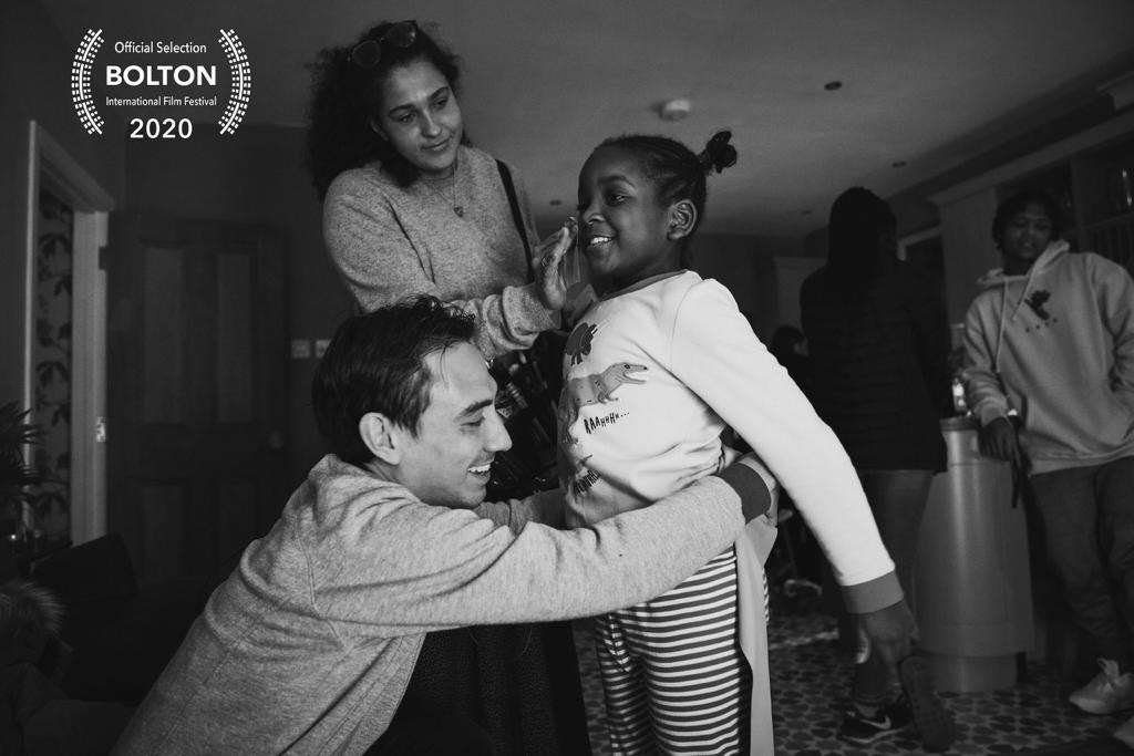 dessymak's tweet photo. Pleased to announce that ‘Dawn in the Dark’ has been selected for @BoltonFilmFest! Excited to be part of a great line up!! 

Second photo by John Wilson! Our Liv being the ultimate multitasker and pro with brill sound recordist Duncan and talented MUA Billie at work ✨💫 https://t.co/TC6QA6tkpI