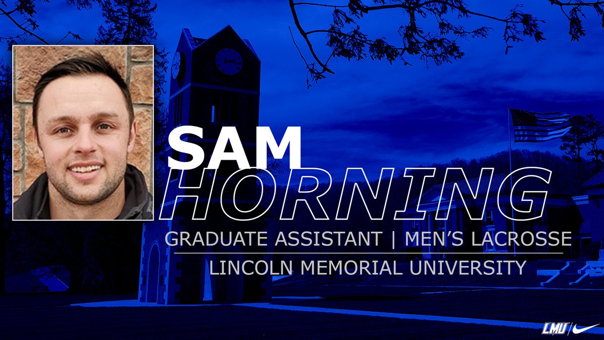 LMU Railsplitters (@lmurailsplitter) on Twitter photo We welcome Sam Horning as <a href="/LMU_Lacrosse/">LMU Men's Lacrosse</a>'s newest graduate assistant ๐ฅ
Welcome to Harrogate, Sam โผ
๐bit.ly/32uPdUC
#GoSplitters We welcome Sam Horning as <a href="/LMU_Lacrosse/">LMU Men's Lacrosse</a>'s newest graduate assistant ๐ฅ
Welcome to Harrogate, Sam โผ
๐bit.ly/32uPdUC
#GoSplitters