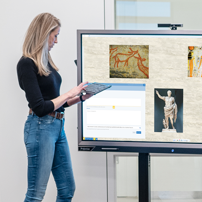 Dela lektioner mellan lärare!

Med flera miljoner lektioner kan lärare dela sina lektioner med andra lärare över hela landet utan att riskera säkerheten.
prowise.com/sv/presenter-s…