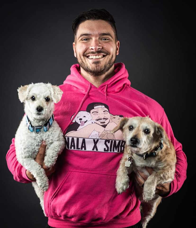 ThisIsTNA's tweet photo. .@OfficialEGO with Nala and Simba! #DogsOfIMPACT #InternationalDogDay #NationalDogDay https://t.co/zYl5uVPSQX