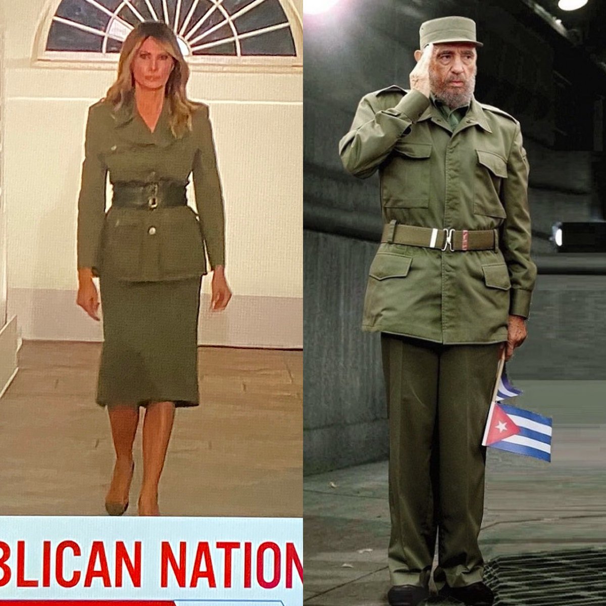 ananavarro's tweet photo. I know the idea is to put the fear of God in our hearts, but I think Republicans may be taking their entire, “Biden will turn America into Communist Cuba” threat, a little too far. 😂😂😂 https://t.co/BNrhBv3IBC