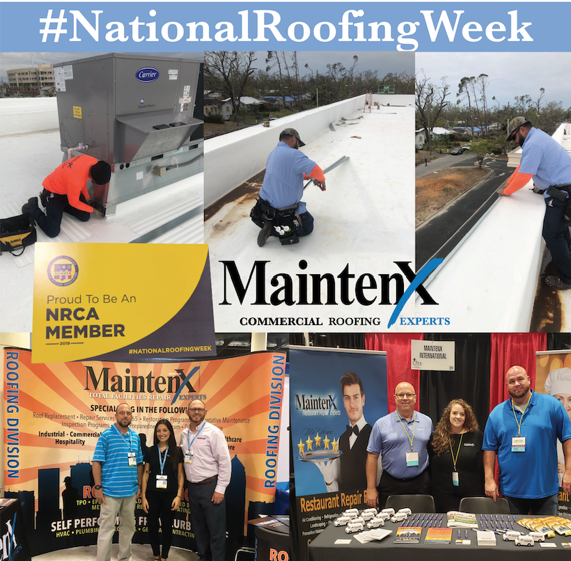 MaintenXOnline's tweet photo. Celebrating #NationalRoofingWeek by showcasing our #RoofingTeam #EmployeeAppreciation #TeamMaintenX! @NRCAnews #CommercialRoofing #RoofingExperts #FacilityMaintenance #WaterproofingExperts #Roofing https://t.co/Qew4Dt2Dp2