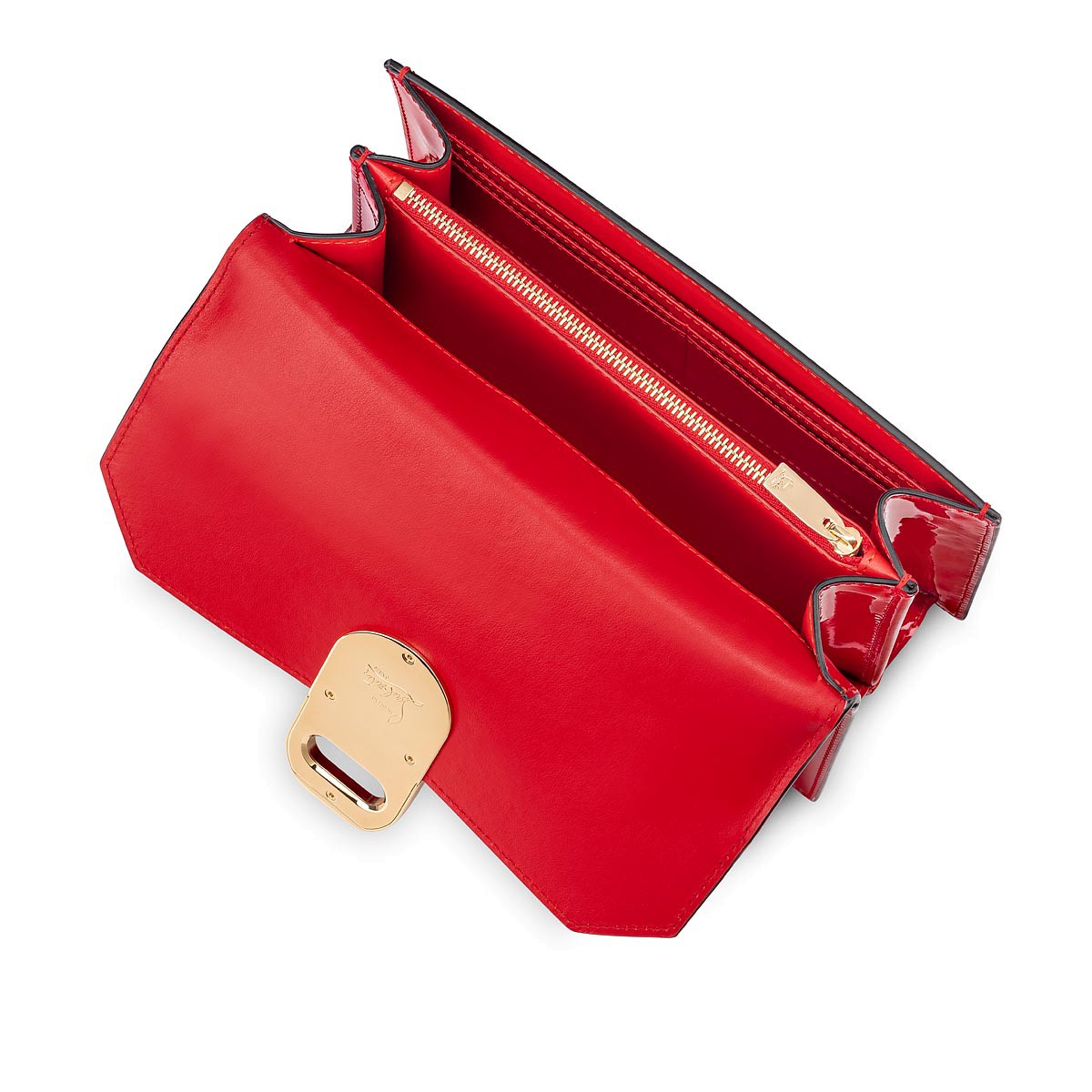 Red alert: It's #Elisa bag in shiny patent leather. Now on bit.ly/elisa-patent-tw!
#ChristianLouboutin