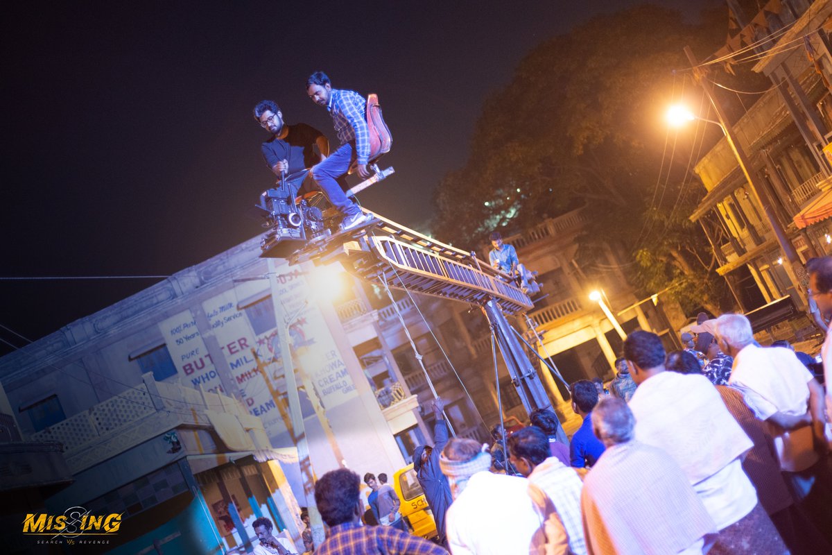 Our DOP flying high to get the perfect shot!
.
.
#thefilmmissing
.
.
#featurefilm #telugu #tollywood #bajarangabalicreations #productionno1 #workingstill #shoottimes #bts #behindthescenes