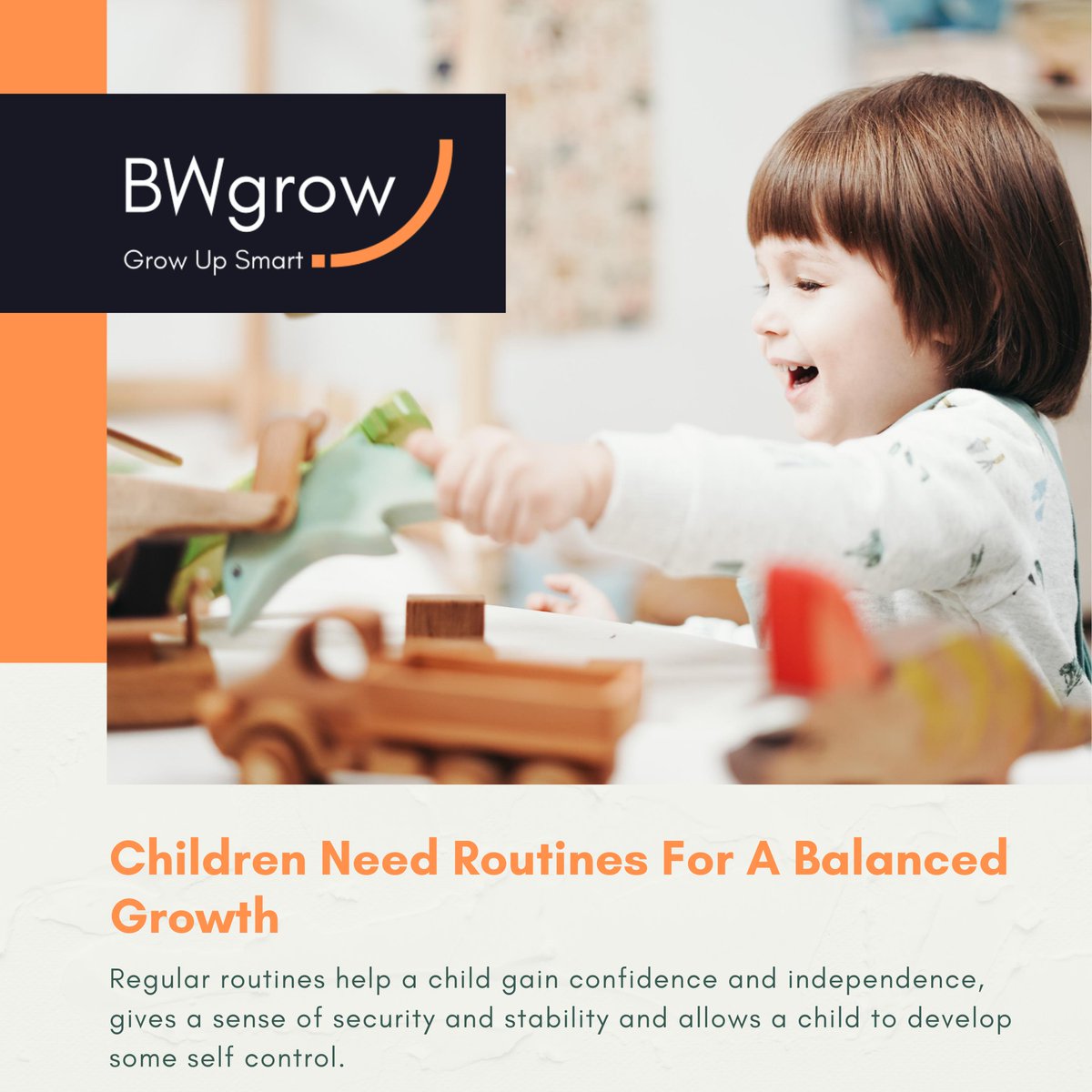 BW_grow's tweet photo. Children need routines to understand everyday events and procedures, and to learn what is expected of them.
#family #children #dad #mom #happyparents #motherhood #fatherhood #parentingtips #parentingexpert #parentingcoach #parenting #childgrowth #childcare #study #research #kids https://t.co/QrShIpA07D