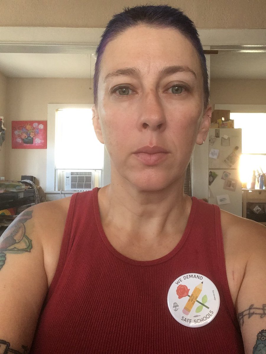 christymfoust's tweet photo. #redfored #redforedfl Having to do it from home since I was denied a virtual teaching position and am on a leave of absence. https://t.co/pO3ii1OqGd