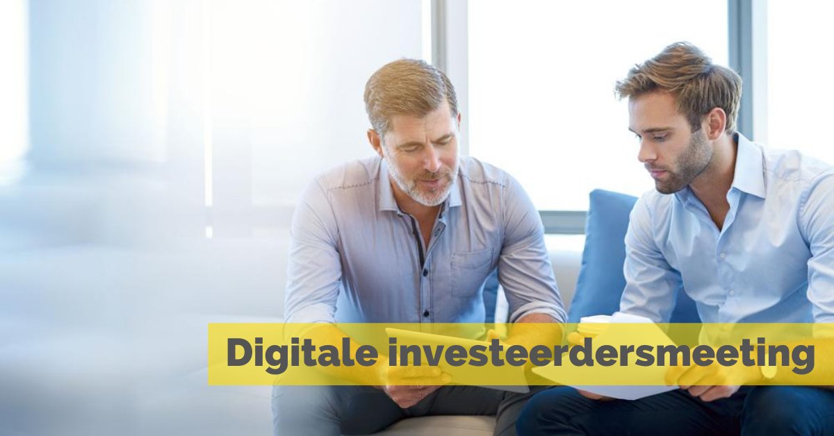 Op 4 september vanaf 13:00 uur organiseren we de digitale #investeerdersmeeting. We hebben #ondernemers geselecteerd die jou graag overtuigen met hun innovatieve #propositie. Nieuwsgierig naar deze ondernemers? Meld je aan via investormatch@debreed.nl.