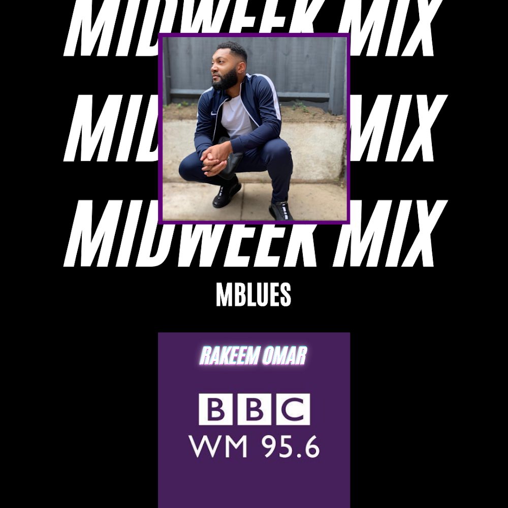 Catch our very own <a href="/8luesM/">m_8lues</a> on <a href="/bbcwm/">BBC Birmingham & Black Country</a> with <a href="/RakeemOmar/">rakeem omar</a> providing you the midweek mix and answering some questions about his journey and the rise of No Label🎯✅ 9:30pm