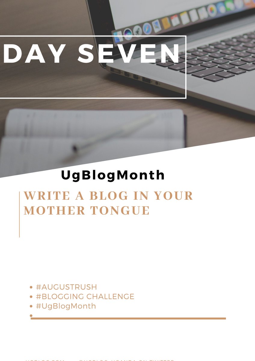ugbloc_uganda's tweet photo. #WednesdayWisdom Always try to learn your mother tongue to the level of write/read it. 

You can also learn a new language. 

#WednesdayMotivation 
#WednesdayWisdom 
#UgBlogMonth 
#AugustRush 
#BloggingChallenge 
#Day7 https://t.co/x3VW0b5bp9