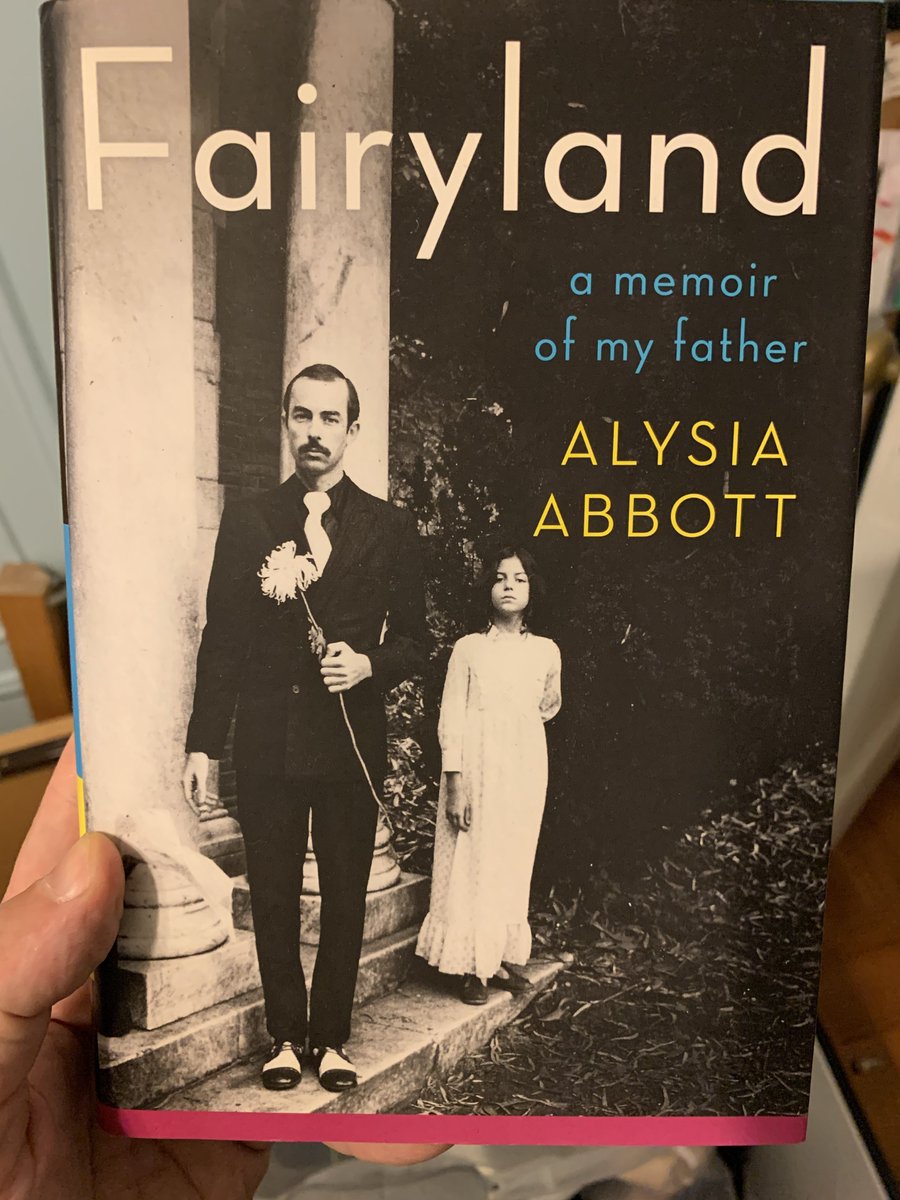 Not usually a big memoir guy, but this one by  @AlysiaAbbott blew me away: A girl comes of age in '80s San Francisco as her widowed father, an acclaimed poet, grapples with the AIDS crisis.